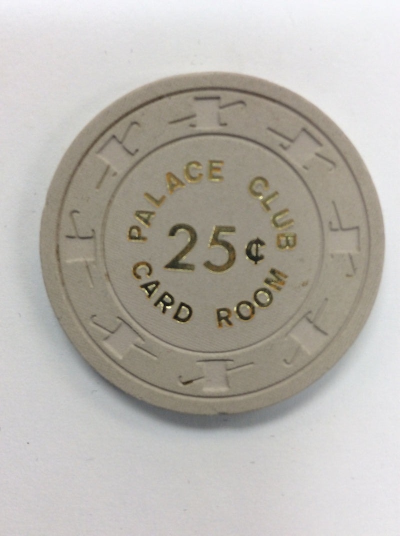 Palace Club 25cent (beige) chip - Spinettis Gaming