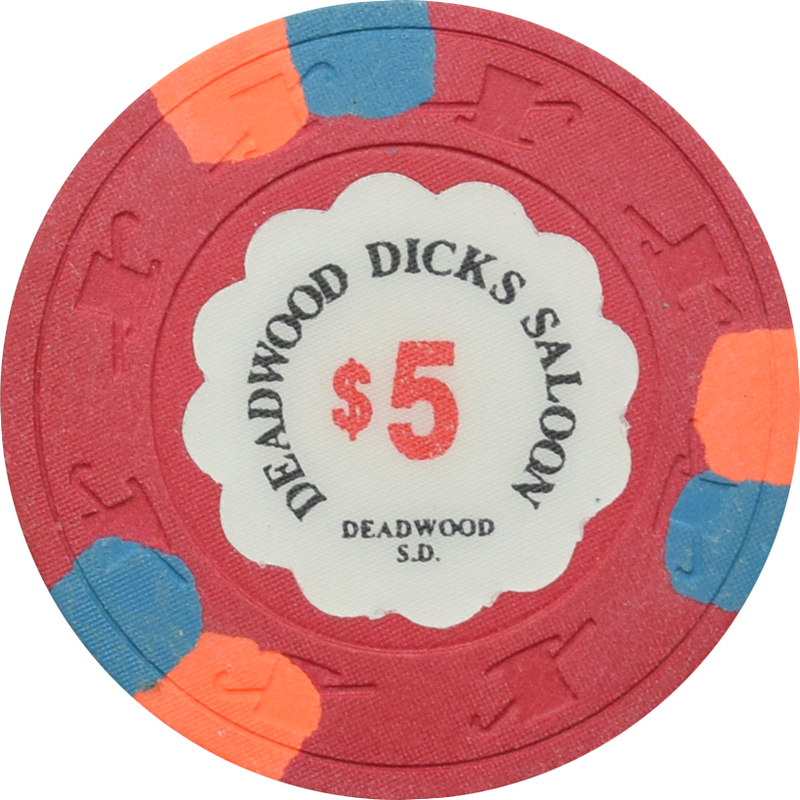 Deadwood Dick's Casino Deadwood South Dakota $5 Chip