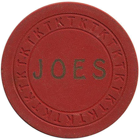 Joe's 25 (red) chip - Spinettis Gaming - 2