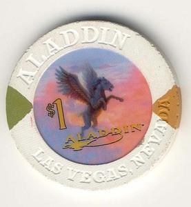 Aladdin Casino $1 (2000) Chip - Spinettis Gaming - 1