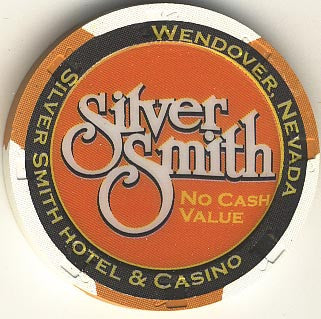 Silver Smith (No Cash Value) (orange) chip - Spinettis Gaming - 1