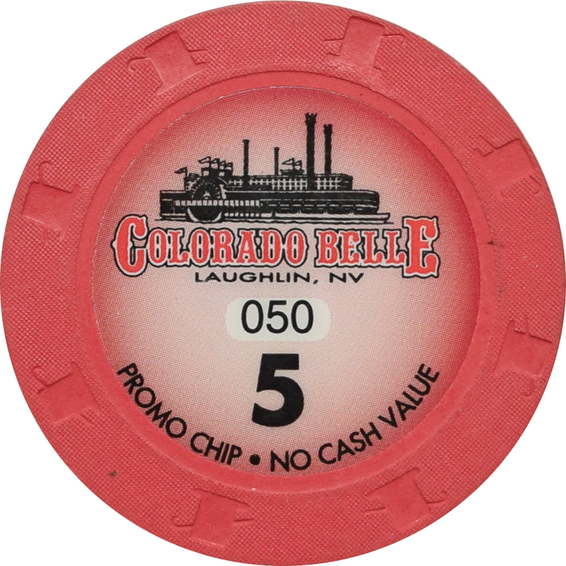 Colorado Belle Casino Laughlin Nevada $5 NCV Chip