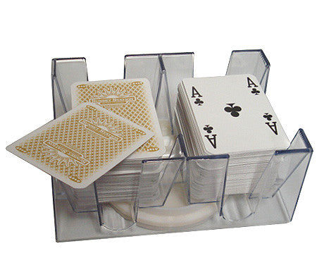 6 Deck Revolving Rotating Canasta Playing Card Tray - Spinettis Gaming - 1