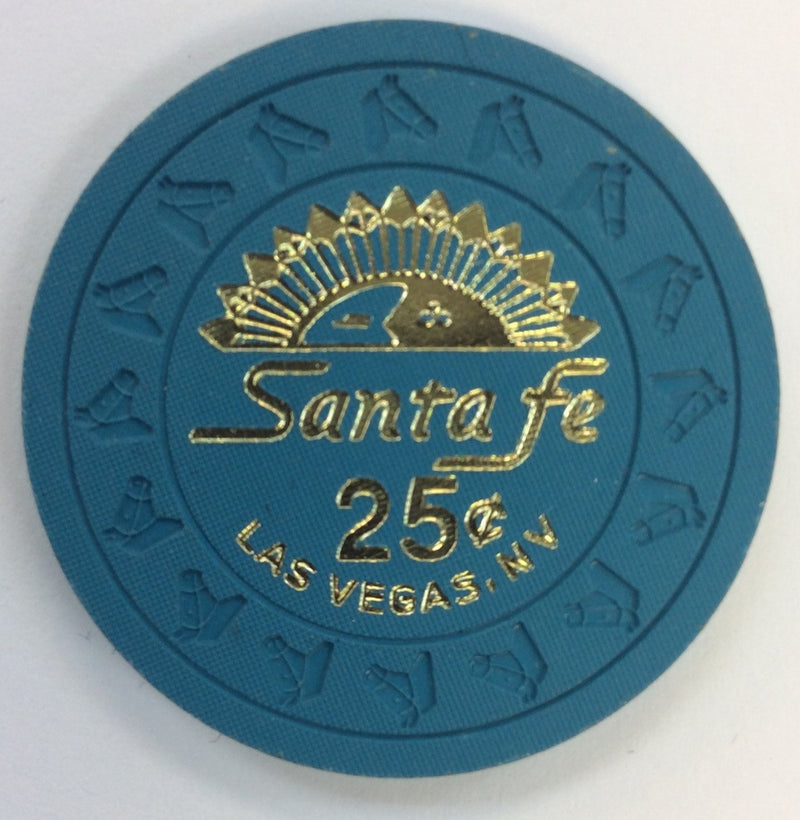 Santa Fe 25cent (turquoise) chip - Spinettis Gaming