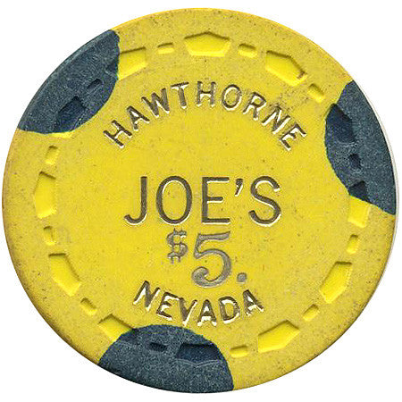 Joe's $5 (yellow) chip - Spinettis Gaming - 2
