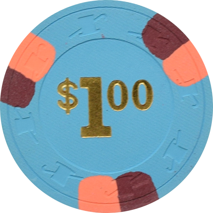 Old Cayucos Tavern & Cardroom Casino Cayucos California $1 Chip