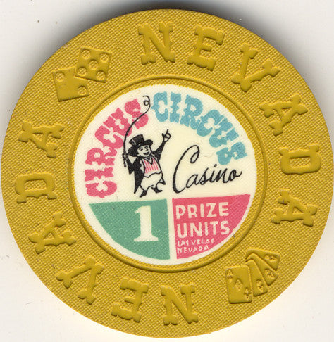 Circus Circus 1 prize unit (mustard 1968) Chip - Spinettis Gaming - 2
