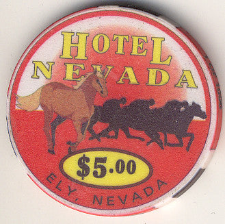 Hotel Nevada $5 (red) chip - Spinettis Gaming - 1