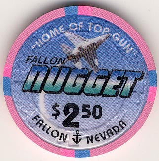 Nugget $2.50 (pink) chip - Spinettis Gaming - 1