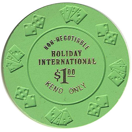 Holiday International $1 (green) chip - Spinettis Gaming - 2