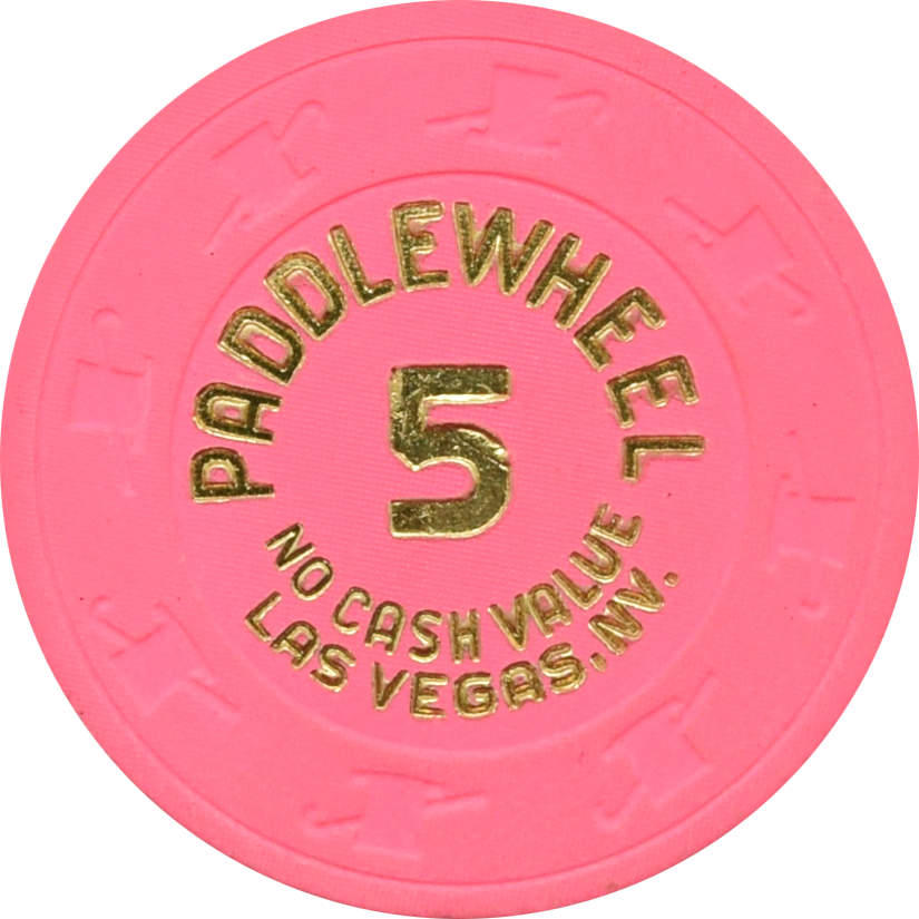 Paddlewheel Casino Las Vegas Nevada 5 NCV Chip 1988