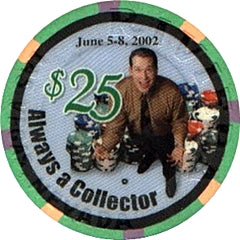 Riviera Casino Las Vegas Las Vegas $25 Once a Collector Always a Collector Chip 2002