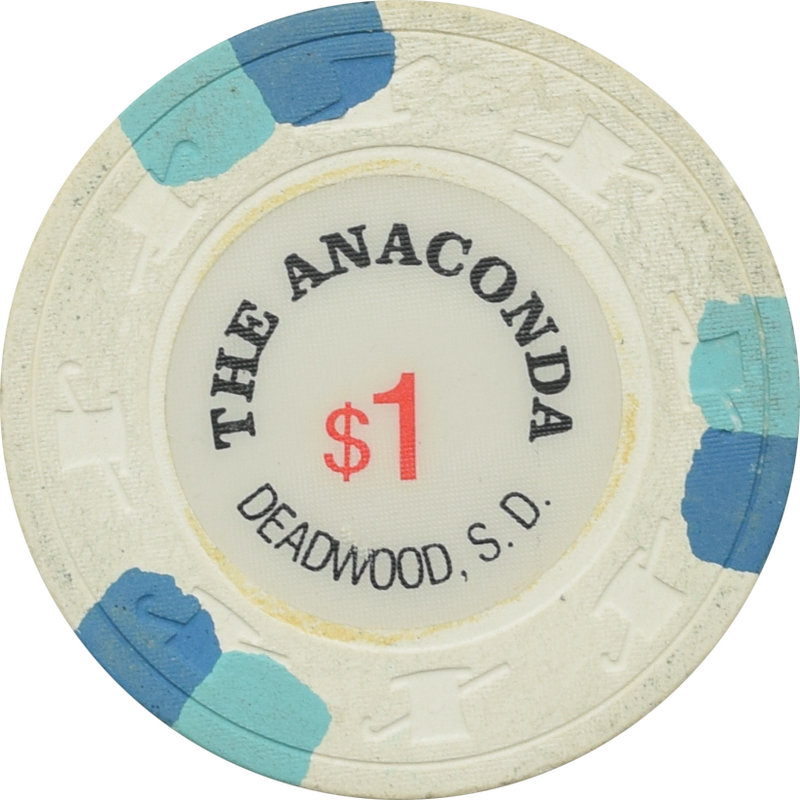 Anaconda Casino Deadwood South Dakota $1 Chip