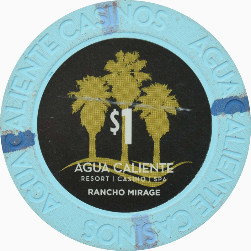 Agua Caliente Casino Rancho Mirage California $1 Chip 2021