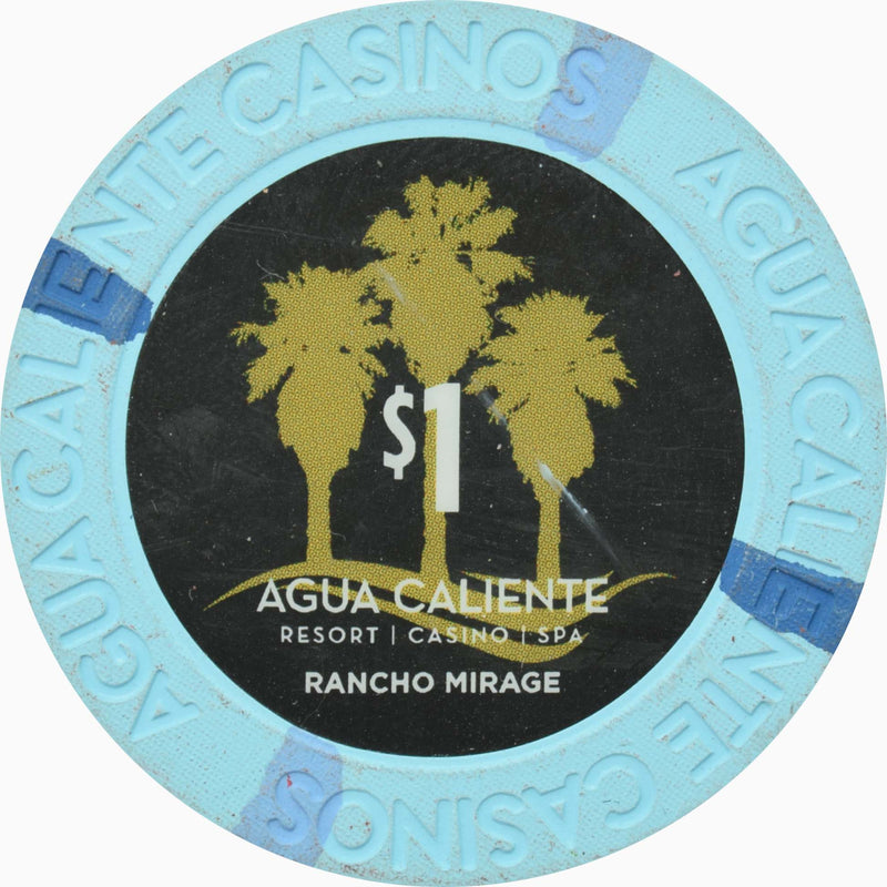 Agua Caliente Casino Rancho Mirage California $1 Chip 2021