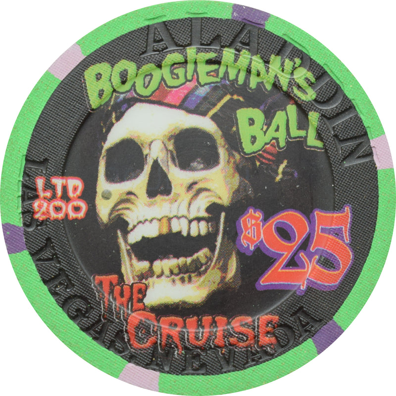 Aladdin Casino Las Vegas Nevada $25 Boogieman's Ball Chip 2002