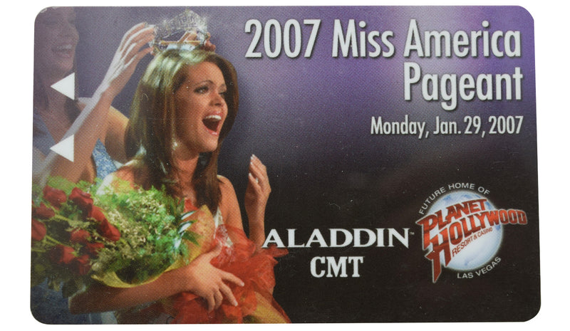 Aladdin Casino Las Vegas Nevada Miss American Pageant 2007 Hotel Room Key