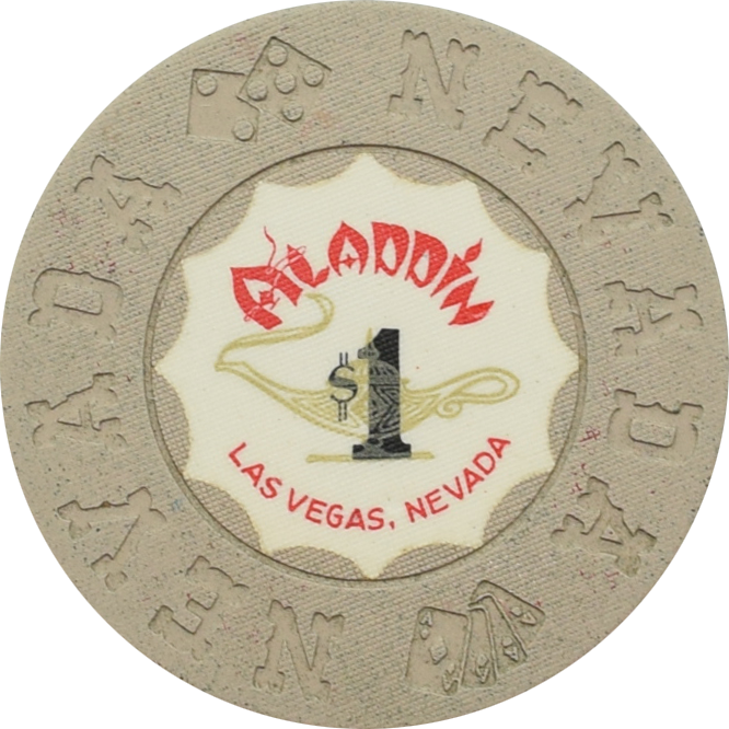 Aladdin Casino Las Vegas Nevada $1 Chip 1971