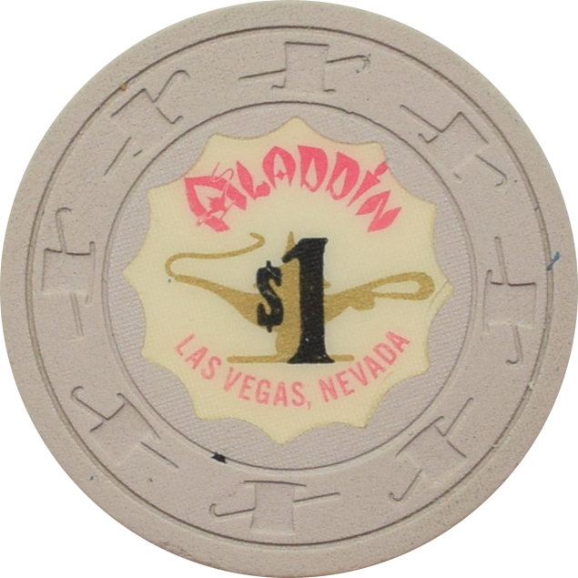 Aladdin Casino Las Vegas Nevada $1 Chip 1970