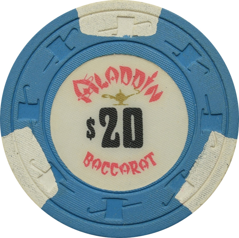 Aladdin Casino Las Vegas Nevada $20 Baccarat Chip 1970s