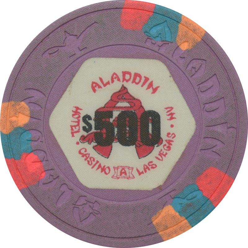Aladdin Casino Las Vegas Nevada $500 Chip 1989