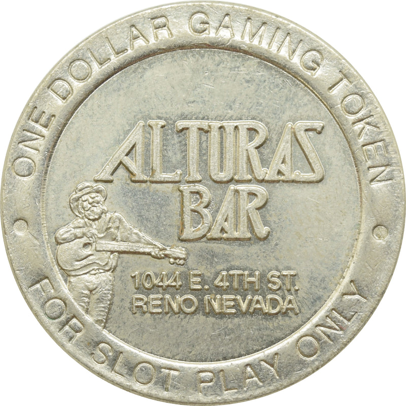 Altura's Bar Reno NV $1 Token 1996