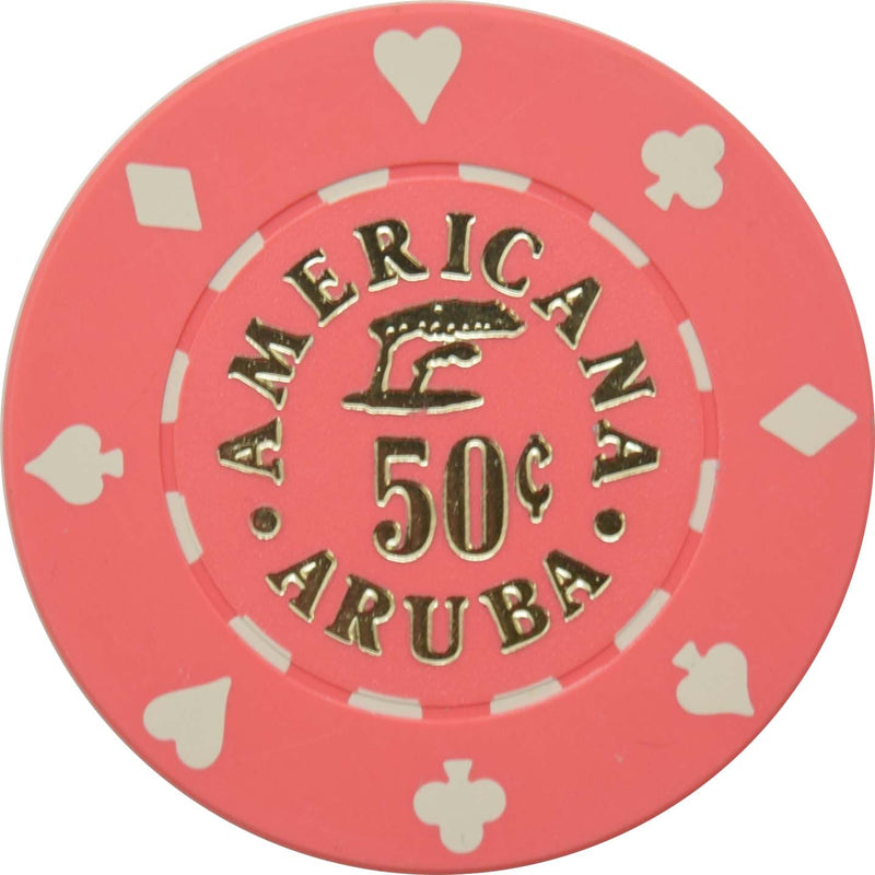Americana Casino Palm Beach Aruba 50 Cent Chip