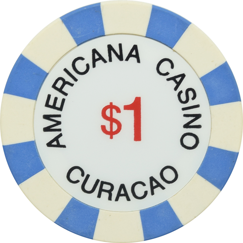 Americana Casino Otrabanda Curacao $1 Chip