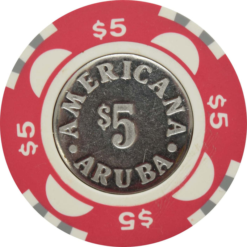 Americana Casino Palm Beach Aruba $5 Chip