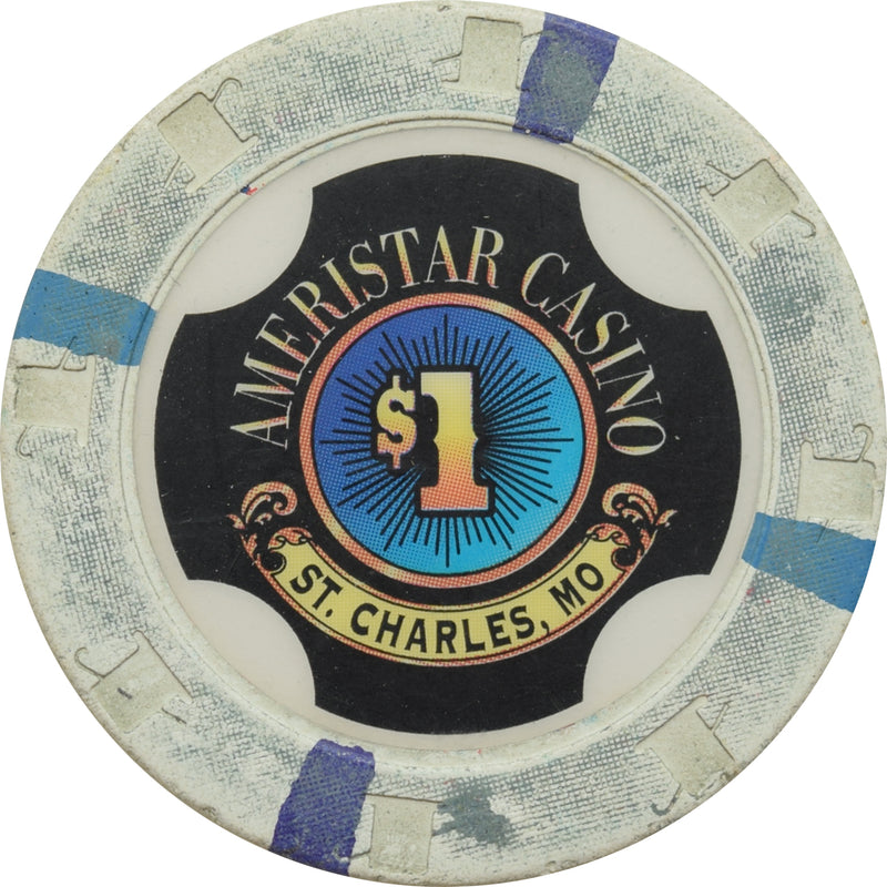 Ameristar Casino St Charles Missouri $1 Chip Paulson