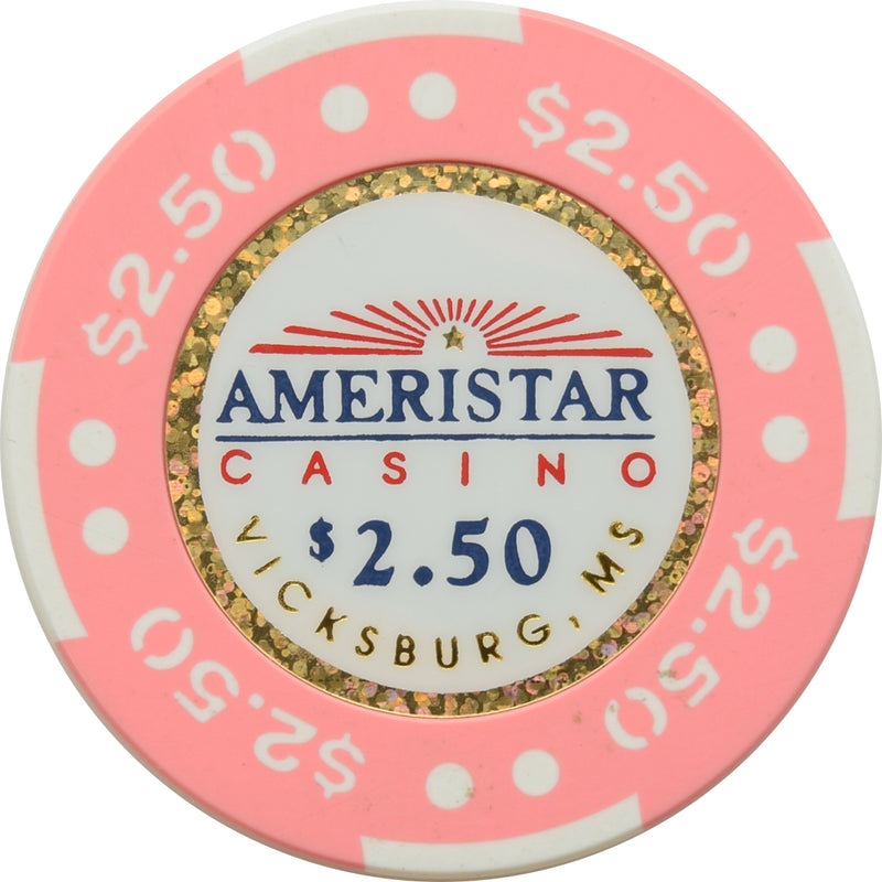 Ameristar Casino Vicksburg Mississippi $2.50 Chip