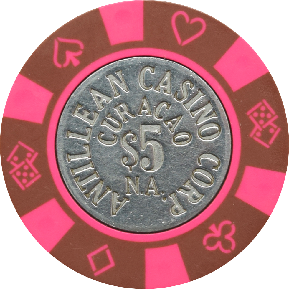 Antillean Casino Willemstad Curacao $5 Chip