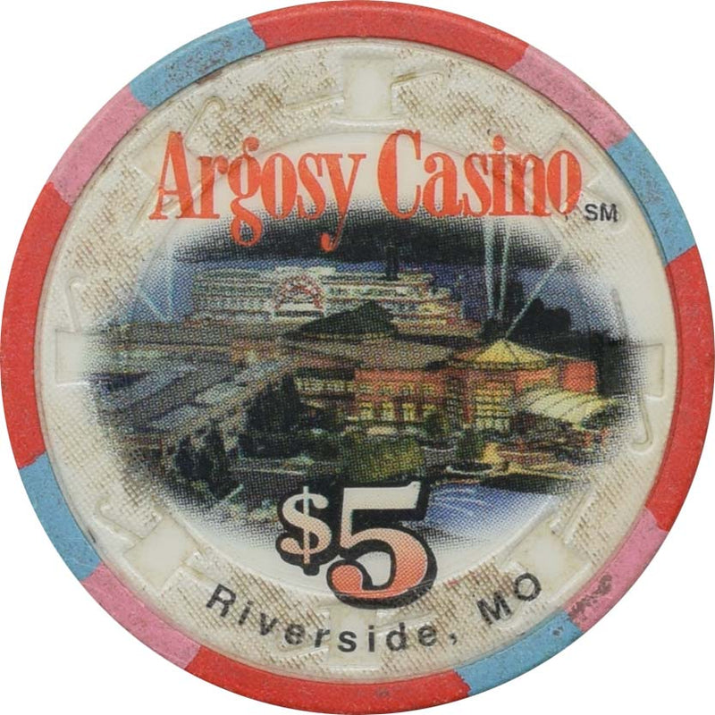 Argosy Casino Riverside Missouri $5 Chip