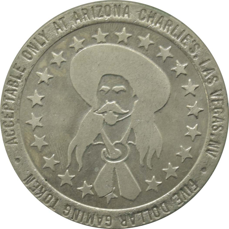 Arizona Charlie's Decatur (West) Casino Las Vegas Nevada $5 Token 1988