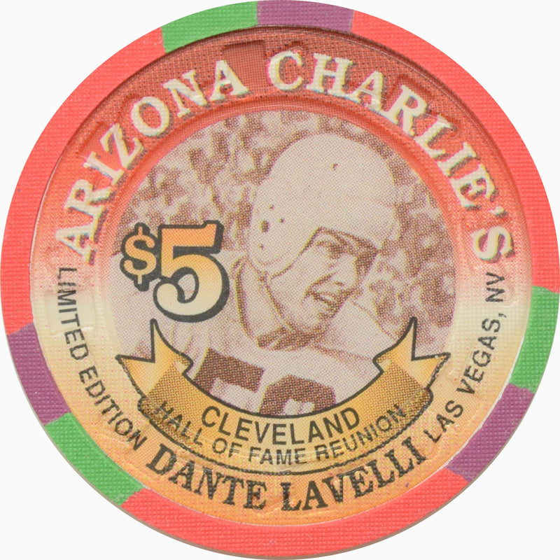 Arizona Charlie's Casino Las Vegas Nevada $5 Dante Lavelli Chip 1996