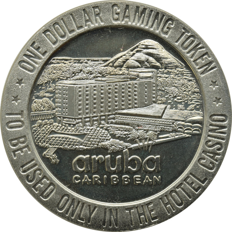 Aruba Caribbean Casino Palm Beach Aruba $1 Token 1966