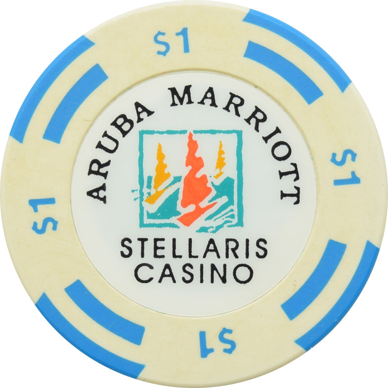 Stellaris Casino (Aruba Marriott) Palm Beach Aruba $1 Chip