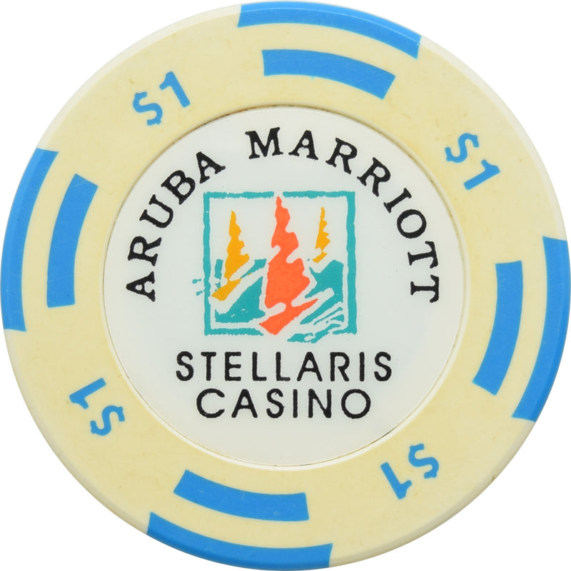 Stellaris Casino (Aruba Marriott) Palm Beach Aruba $1 Chip