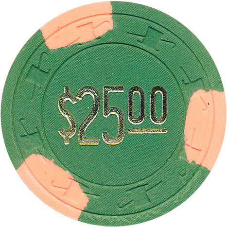 BJ'S Casino $25 (green 1978) Chip - Spinettis Gaming - 2