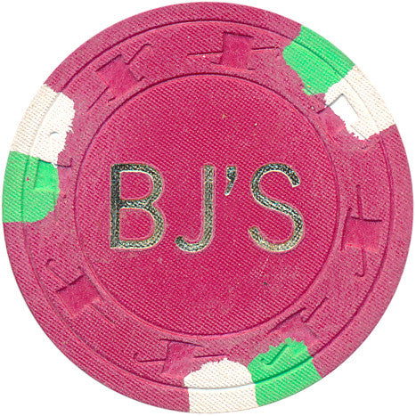 BJ'S Casino $5 (red 1978) Chip - Spinettis Gaming - 1