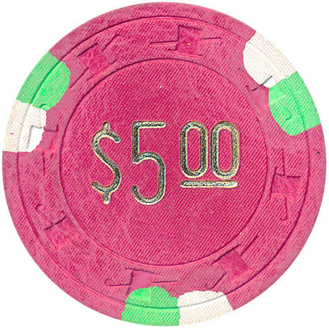 BJ'S Casino $5 (red 1978) Chip - Spinettis Gaming - 2