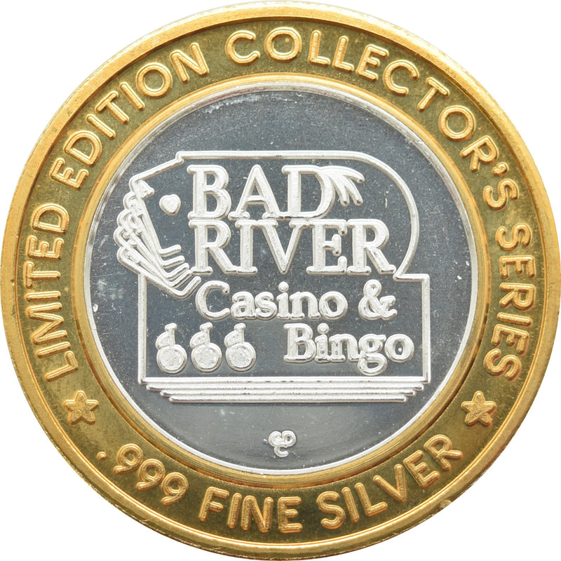 Bad River Casino Odanah Wisconsin "Buffalo" Silver Strike .999 Fine Silver