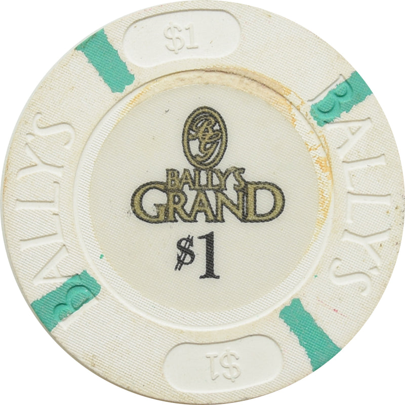 Bally's Grand Casino Atlantic City NJ $1 Chip