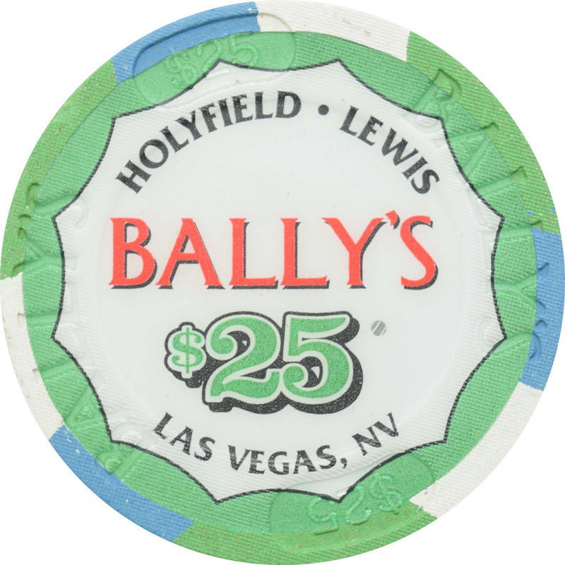 Bally's Casino Las Vegas Nevada $25 Lennox Lewis Chip 1999