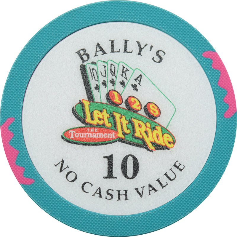 Bally's Casino Las Vegas Nevada Let it Ride 10 NCV Chip 1996