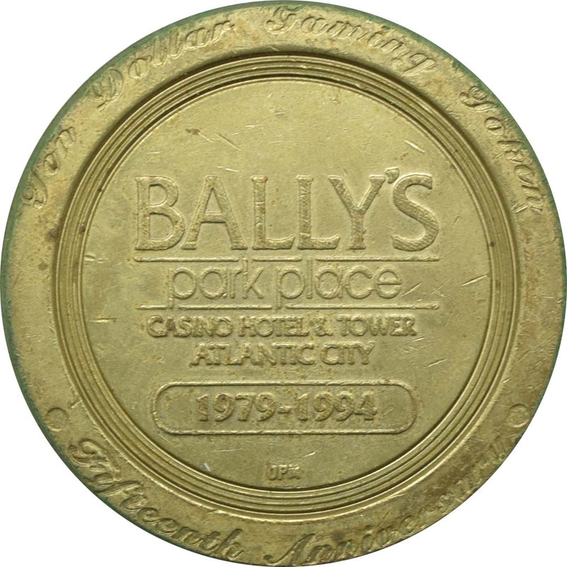 Bally's Park Place Casino Atlantic City New Jersey $10 Token 1994