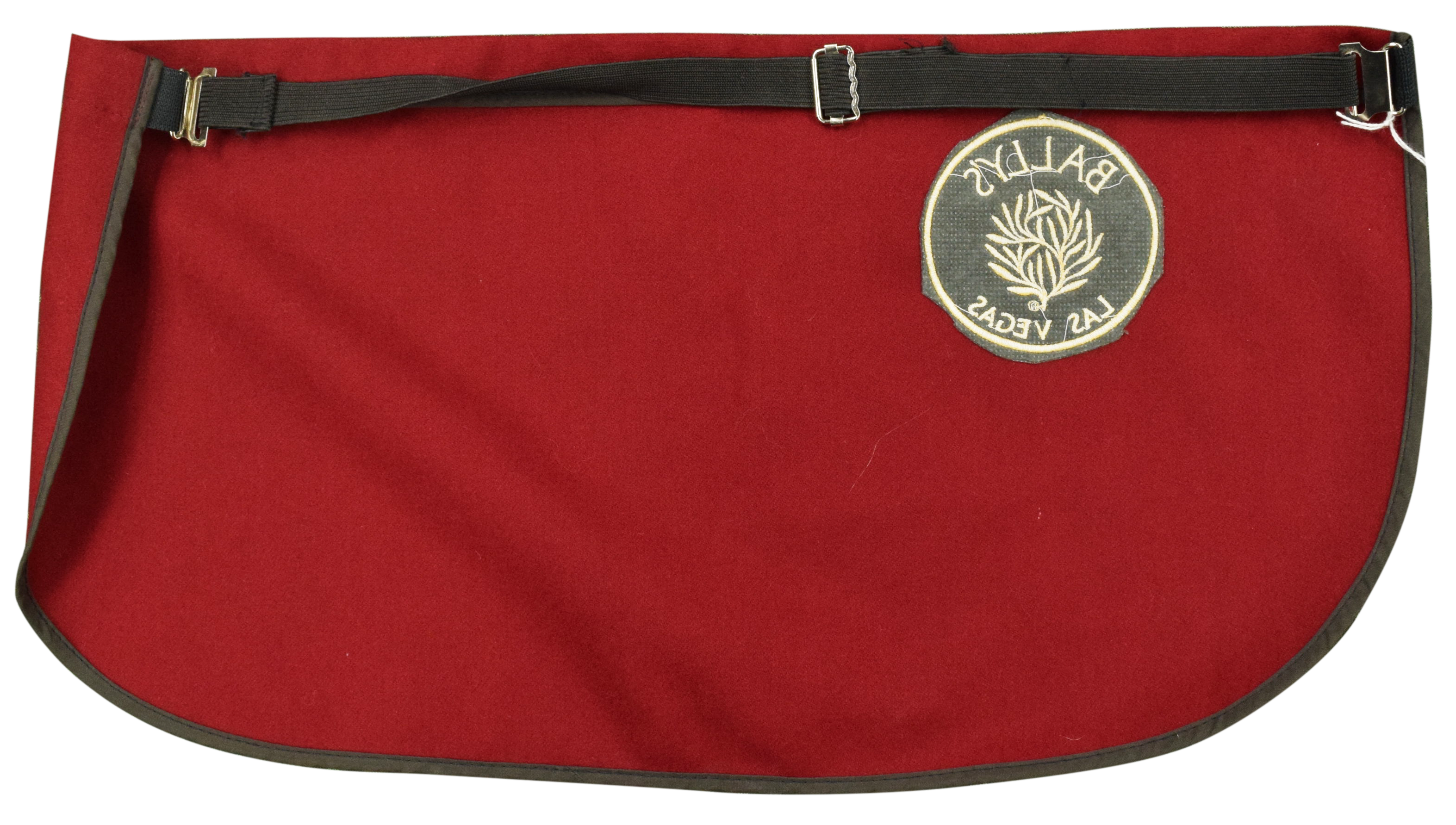 Bally's Casino Las Vegas Nevada Red Dealer Apron