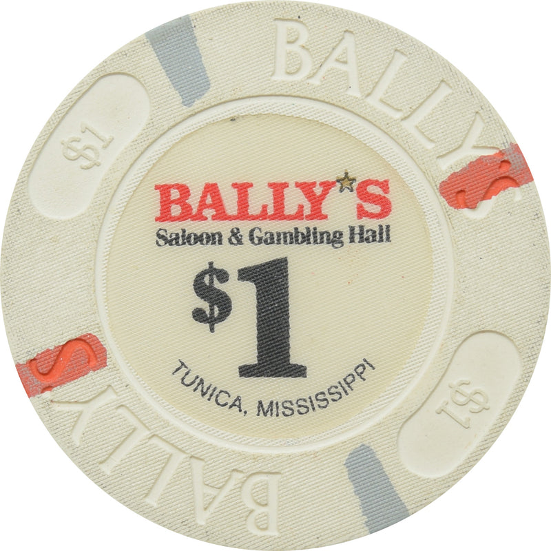 Bally's Saloon & Gambling Hall Tunica MS $1 Chip