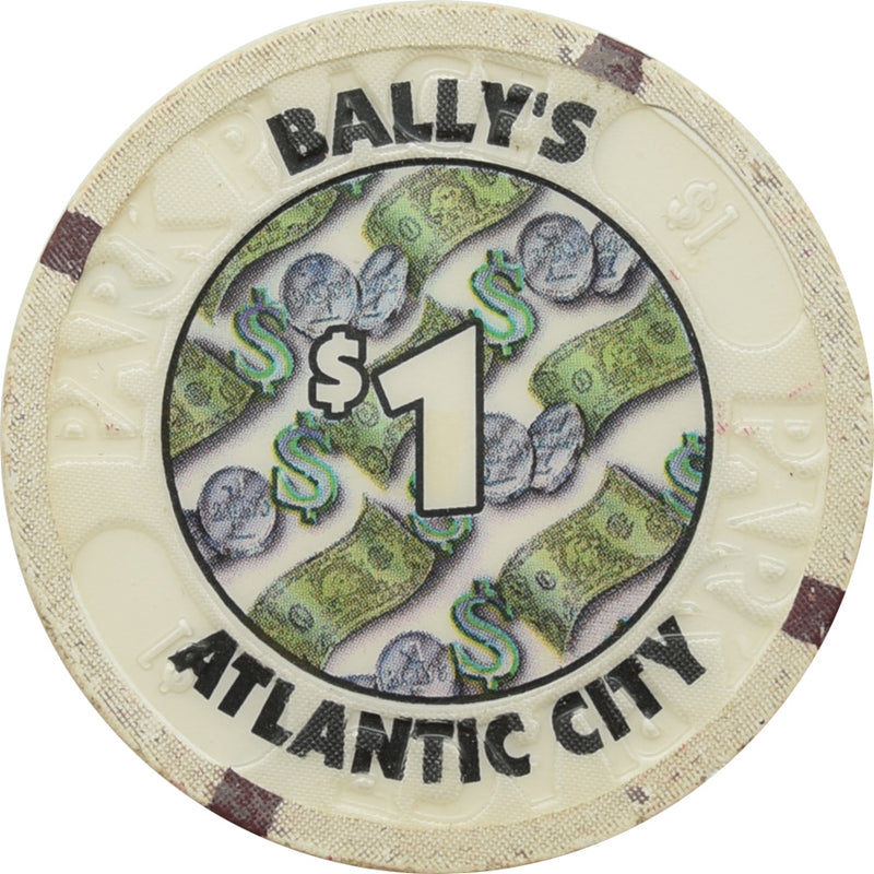 Bally's Park Place Casino Atlantic City New Jersey $1 Chip Western Theme