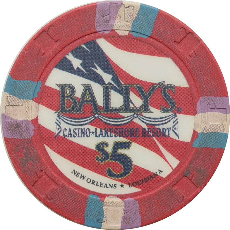 Bally's Casino New Orleans LA $5 Chip